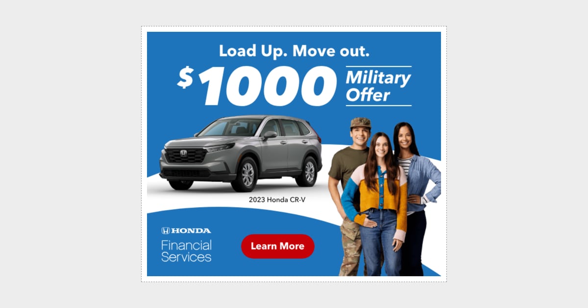 Automotive HTML5 banner, 300×250